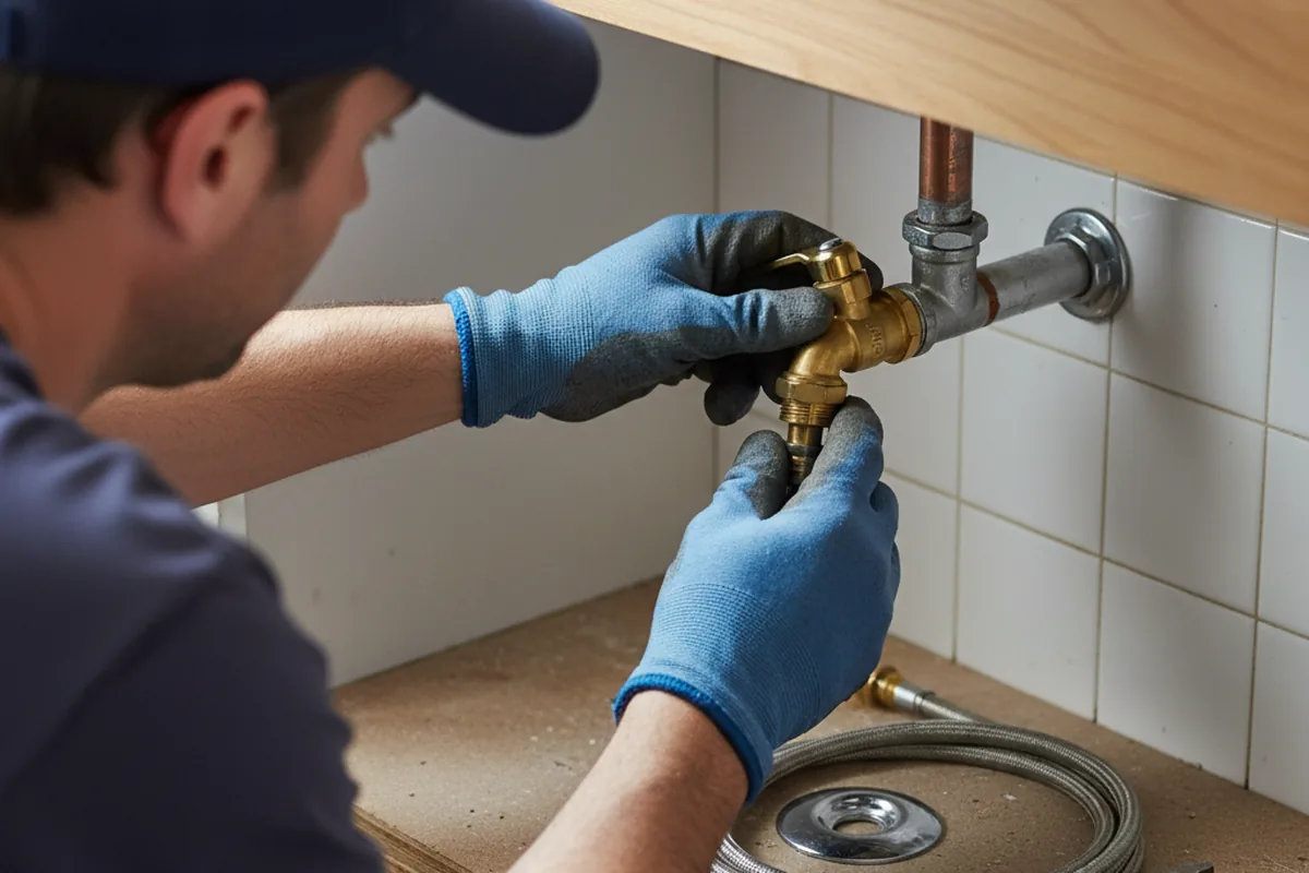 Shutoff valve and fitting work during Emergency Plumbing in Del Rey